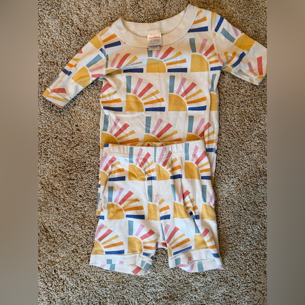 Hanna Andersson Kids Pajama Set - Multicolor Sunburst